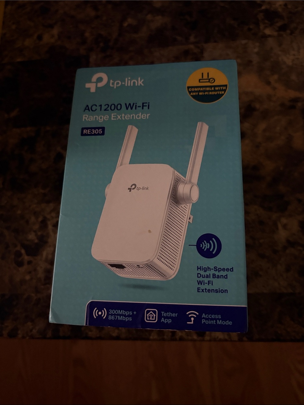 TP-Link White AC1200 Dual-Band Wi‑Fi Range Extender